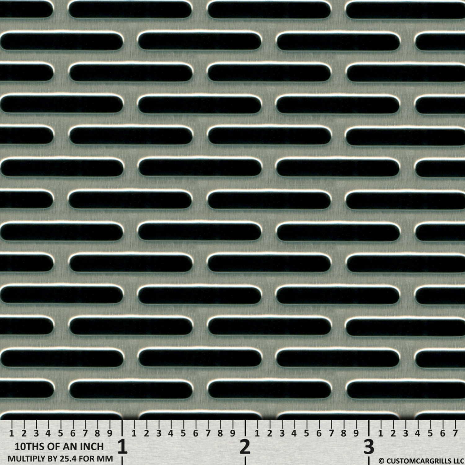 24in. x 48in. Perforated SS Grill Mesh Sheet - Silver