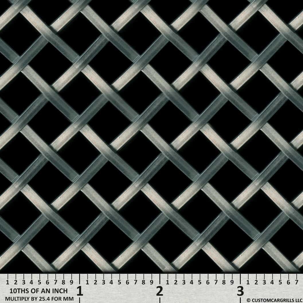 6in. x 36in. Woven SWAT Grill Mesh Sheets - Silver